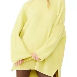 Free People Peaches Tunic - celery green